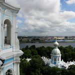 Смотровая площадка Смольного собора. Санкт-Петербург