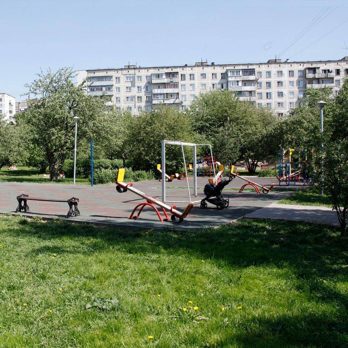 Фото: Детская игровая площадка №1, Парк по Ангарской улице