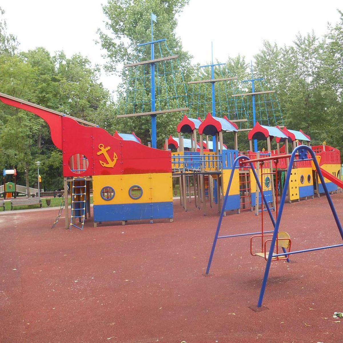 Фото: Детская игровая площадка №4, Борисовские пруды