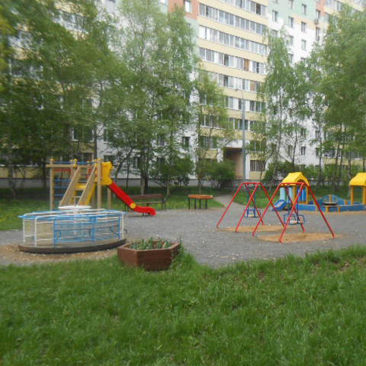 Фото: Детская игровая площадка, Ландшафтный заказник Лианозовский